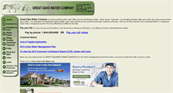 Desktop Screenshot of greatoakswater.com